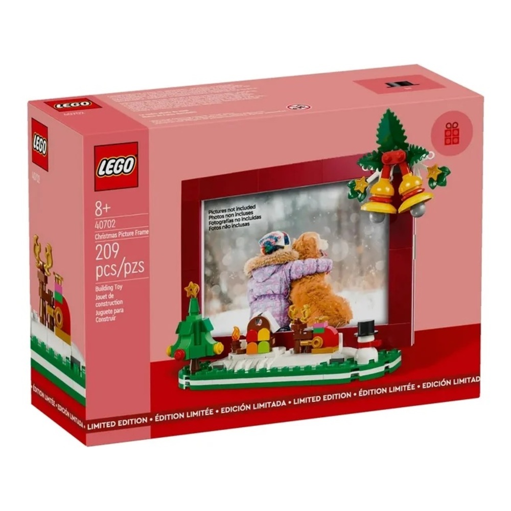 LEGO Christmas picture frame